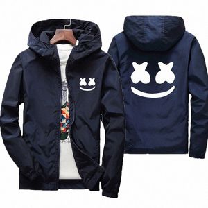 2024 Vår/sommar Ny jacka Män och kvinnor Casual Windbreaker Slim Zipper Hooded Jacket Men 47to#