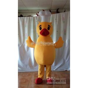 Mascot Costumes Halloween Christmas Duck Chef Mascotte Cartoon Plush Fancy Dress Mascot Costume