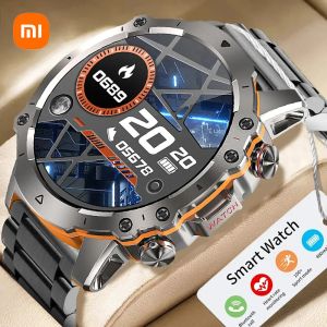 Watches Xiaomi Mijia Amoled HD Screen Smart Watch Men Bluetooth Calling Smartwatch 2023 Fashion Outdoor Sports Heart Monitor Clock