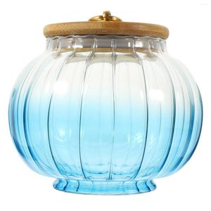 Storage Bottles Food Containers Glass Jar Candy Clear Canister With Lid Bottle Small Lids Decorative