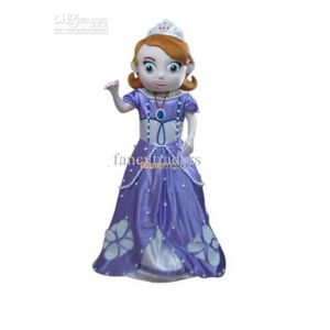 Trajes de mascote Halloween Christmas Girl Pincess Mascotte Cartoon Plush Fancy Dress Mascot Costume