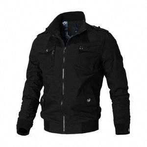 Bomberjacke Männer Casual Windjacke Jacke Mantel Männer Frühling Herbst Neue Heiße Outwear Stehen Schlanke Militärjacke Herren x5DQ #