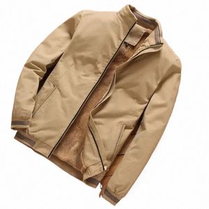 Giacca in pile Bomber Giacca a vento Cappotto da uomo invernale Cargo Fi Casual Nuovi uomini Hot Outwear m Slim Giacca militare da uomo 83oJ #