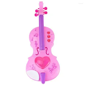 Party Dekoration Simulation Kinder Violine Spielzeug Musikinstrumente Lernen Pädagogische Weihnachtsgeschenke für Kinder Mädchen