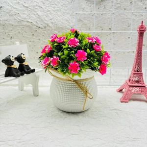 Decorative Flowers Realistic Faux Plants Small Wild Chrysanthemum Bonsai Vibrant Home Decoration With Non-fading Fake Artificial