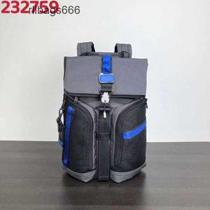 Bag Pakiet biznesowy Waterproof Tuumiis Travel Backpack Z tyłu męskie projektanty Nylon Mens Tuumii Modny komputer dojazdu do pracy 232759 W4D1