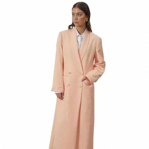 Muslimische Abaya Frauen Blazer LG Jacke Schal Revers Zweireiher Lose Outfits Einteiliger Mantel Nach Maß Hohe Qualität 2024 13rs #