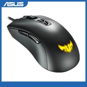 Ratos 118.2x68x40mm Asus TUF M3 Gaming Original Optical Aura Sync RGB Iluminação USB Wired Ergonômico Gamer Mouse 7000 DPI 7 Botões