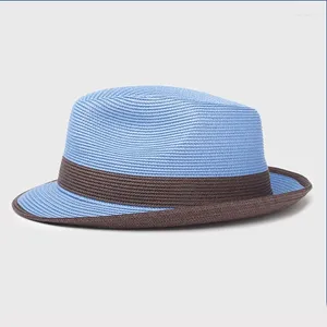 Berets Summer Sun Hat Jazz British Beach Straw