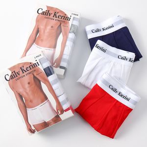 Original Brief Stil Designer Marke Boxer Herren Unterwäsche Männer Baumwolle Unterhose Männliche Brief Stickerei Männer Höschen Shorts Unterwäsche Boxershorts Baumwolle Solide