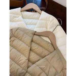 Goose Super White Light Thin Inner And Outer Down Jacket