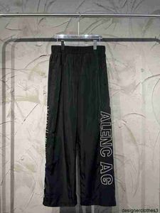 Designer High Version B Familjens broderade stora bokstav Sportskolan uniform Style Pants OS Loose Fit Unisex Sanitary Pants 1ulh