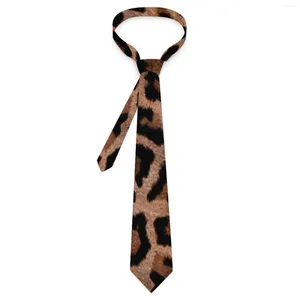 Bow Ties Mens Tie Spotted Leopard Neck Animal Print Kawaii Funny Collar Graphic Daily Wear Great Quality Necktie Accessories