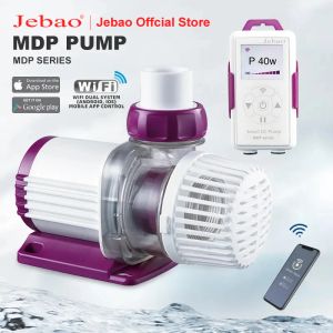 ポンプjebao jecod mdpシリーズWifiコントロールMDP2500 3500 5000 8500 10000水族館水ポンプ付き新しいLCDディスプレイ