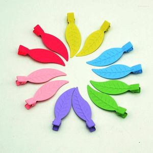 Hair Accessories 30PCS 2cm 6.5cm Leaf Traceless Clips Single Prong Metal Alligator Hairpin Barrettes For Girls