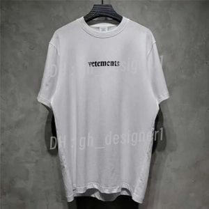 T-shirt da uomo 2024Ss Vetements T-shirt Uomo Donna 1 1 B T-shirt di qualità Oversize VTM Top T-shirt estiva 36