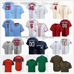 Costurado 2024 Jersey de Beisebol 61 Sem Robberse 29 Nick Robertson 38 Drew Rom 59 JoJo Romero 57 Zack Thompson 48 Ivan Herrera 43 Pedro Pages 26 Luken Baker 33 Donovan