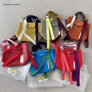 Shoulder Bag Brand Women's Longxiang Bag Replay Ribbon Floater Handbag Nylon Crossbody