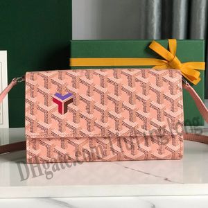 Nowy projektant portfela kontynentalnego z wyjmowanym paskiem prawdziwe skórzane lustro Torebka dla kobiet Crossbody Fashion Flap Długie portfele z pełną kartą