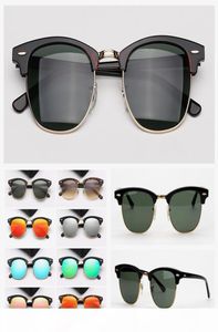 Męskie projektant okulary przeciwsłoneczne marka okularów przeciwsłonecznych mody okularów przeciwsłonecznych pół ramy żółwia zielone szklane soczewki de lunettes de soleil3215860