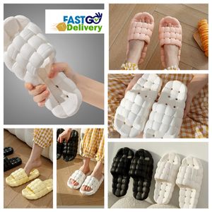 Home Shoes Slippers GAI Slide Bedroom Showers Room Warm Plush Living Room Soft Wears Cottons Slippers Ventilates Woman Men black pinks white