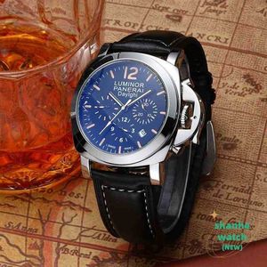 Luxury Watches for Mens Mechanical Wristwatch Running Second Quartz Super Luminous Waterproof Leisure Designer Watch