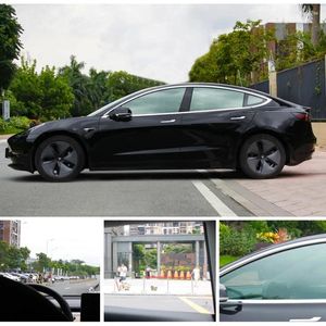 Window Stickers 2/3/5m Black Car Films Tinting Film Roll Auto Home Glass SOMAR SOLAR UV Protection Sticker