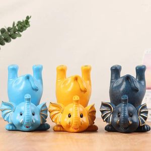 Płyty dekoracyjne szklanki zwierzęce Stand Stand Cute Elephant Gift Wybór odpowiedni do większości szerokich zastosowań