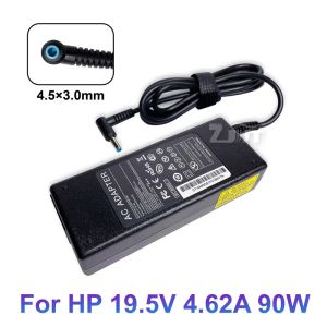 Adapter 19.5V 4.62A 90W 4.5*3.0mm AC Laptop Charger Power Adapter för HP Pavilion14 15 17 Envy14 15 17 17J000 15E029TX