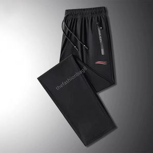 Men's pants, men's elastic ice silk golf pants, high-quality oversized sportswear, thick jumpsuit, long casual wear, multiple print sizes to choose from