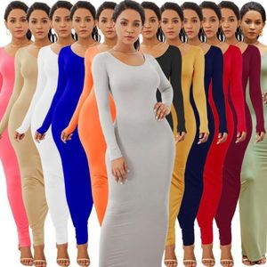 Women's Long Bodycon Dresses Fashion Slim Party Dress 179613