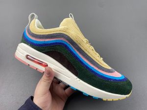 Authentic Running Shoes Men Women MAX 1/97 VF SW SEAN WOTHERSPOON LT BLUE FURY/LEMON WASH Hybrid Trainer Outdoor Sneakers
