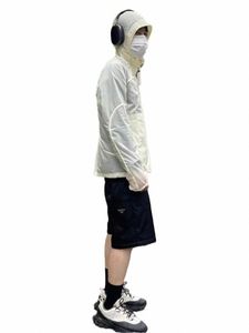 jacket For Unisex Paf5.0 Spliced Drawstring Hat Functial Thin Coat Trendy Skin Outdoor Sun Protecti Clothing 2024 New Spring k9kW#