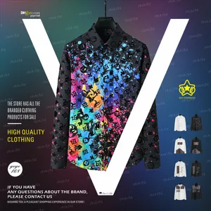 Tasarımcı Elbise Gömlek Erkek Kaliteli Gömlek İş Düğmesi Up Gömlek Klasik Uzun Kollu Düz Renkli Mektup Bahar Sonbahar Bluz Polo