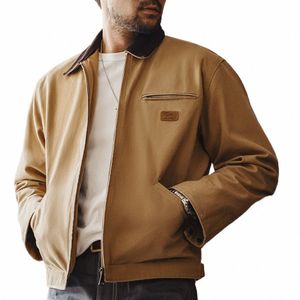 maden Interstellar Same Style Detroit Hunting Jacket J001 American Retro Canvas Men's Autumn Coat Fiable Street Style n4aw#