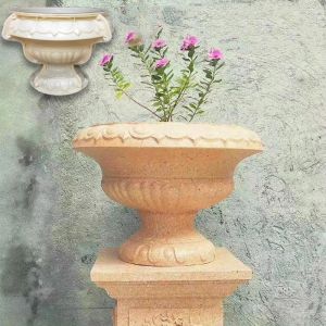 Planters Summer Breeze Precast Round Concrete Flower Pot Mold, Garden Vase, Planter Mouldings, Durable DIY, D 30cm/ 11.8in, 38cm/ 14.96in