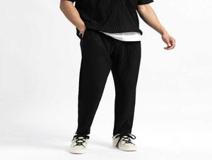 EWQ MEN039S Japonca streç katlama kumaş ince stil gevşek geniş bacak pantolonları Düz ​​Pileli Erkek Y3059 JF3742030
