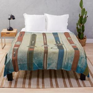 Coperte Set da sci Coperta vintage morbida per letto personalizzata