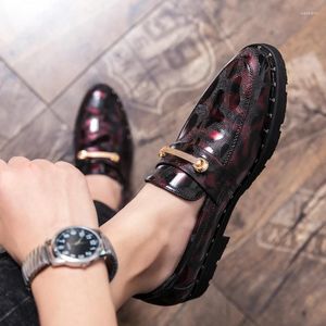 Casual Shoes High Quality Leather Men Formal Loafers Moccasins Male Party Night Club