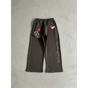 Nuovo Bpm Broken Planet Foam Nero Pantaloni sportivi in cotone Maglione abbinato alla fuliggine