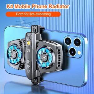 Accessori Universal Mobile Coolier Refrigeratore portatile RGB Dual Cooling Vels Telefono radiatore per Xiaomi Huawei Apple Teler Cooller Heat Dishing