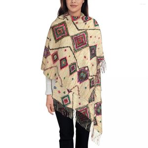 Sciarpe personalizzate stampate tappeto berbero marocchino sciarpa stile boho uomo donna inverno autunno antico scialle geometrico bohémien