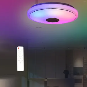 Ceiling Lights LED Light With Speaker 6500K Warm/White/Warm White Color Changing For Dining Room Kids Living Laundry Bedroom