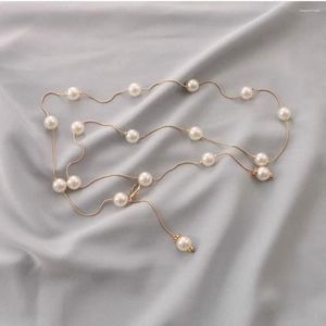 Gürtel Bauchgürtel Perle Taille Kette Böhmen Stil Quaste Metall All-Match Jeans Hosen Dekor Koreanischer Bund Damen/Mädchen