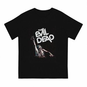 Мужские футболки Evil Dead Funny Cott Tees с коротким рукавом Страшные футболки ужасов с круглым воротником Одежда с графикой 98wd #