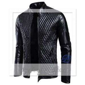 Fashion Men Motorcycle PU Leather Jackets Autumn Winter Slim Fit Jackets Male Business Fitness Casual Outwear Coats 566