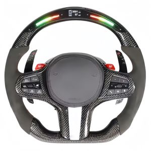 Auto Parts Custom Steering Wheel Suitable for BMW G20 3 Series/G30 G05 X5/G07 G12 7 Series Carbon Fiber