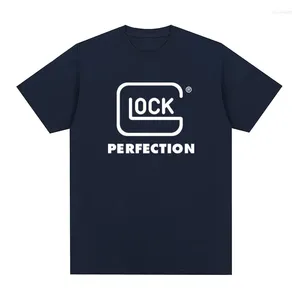 Мужские футболки Perfection Handgun USA Logo Стрельба Спортивная футболка для охоты на открытом воздухе в джунглях Хлопковая мужская рубашка ФУТБОЛКА Женские топы