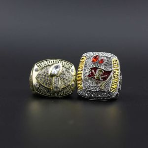 2002 2020 Tampa Bay Pirate TB Championship Football Ring 2 Sätze