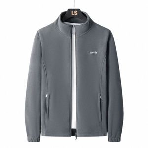 Softshell Куртка Вышитый спортивный дизайн Зимняя рабочая одежда Мужская ветрозащитная водонепроницаемая флисовая подкладка на молнии Soft Shell Jacket g2pf #